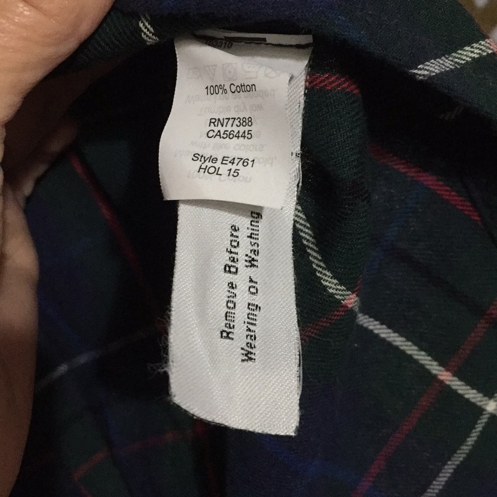 Madewell flannel button down never worn Small (ff) - Picture 6 of 7